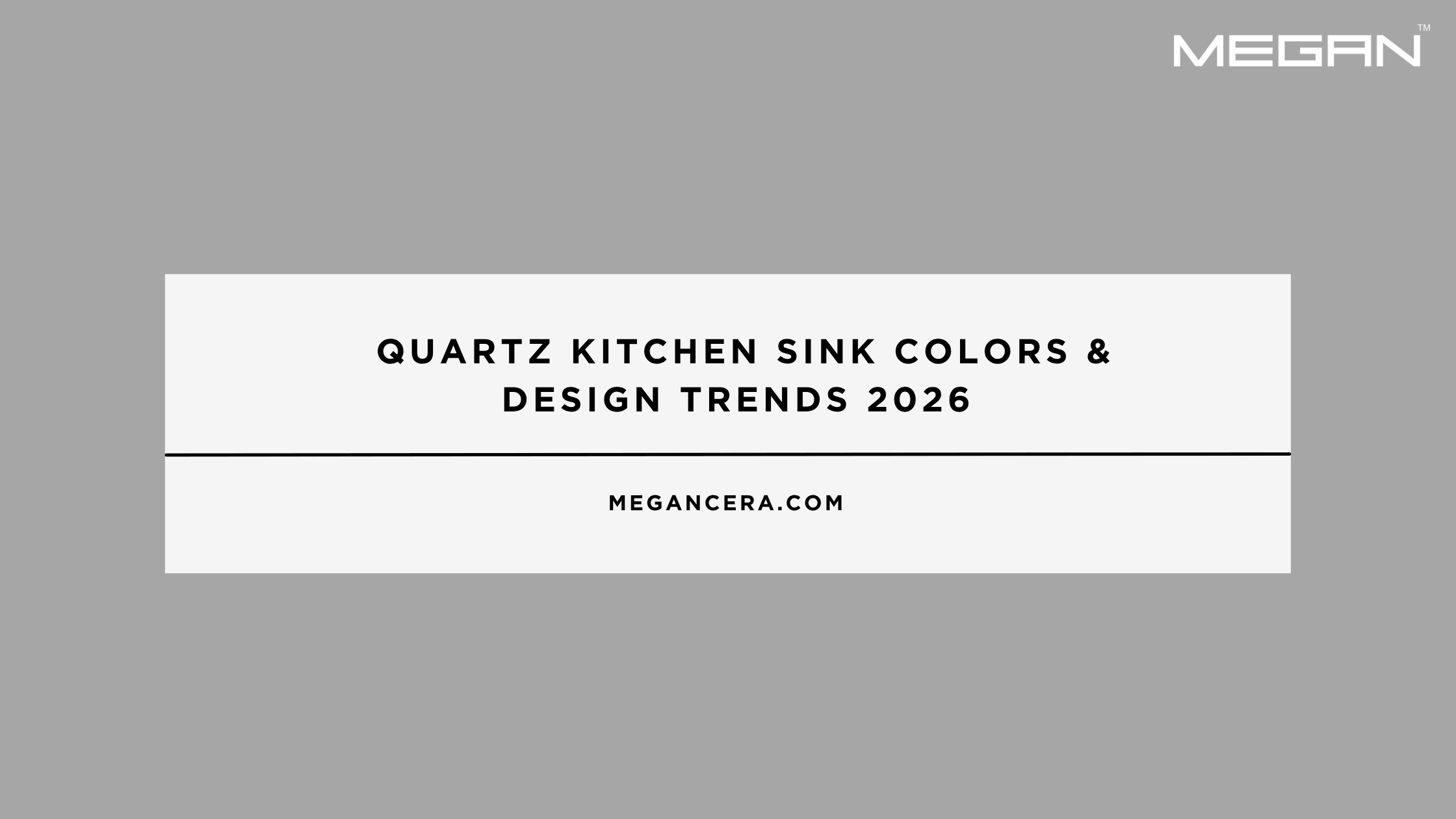 Quartz Kitchen Sink Colors & Design Trends 2026